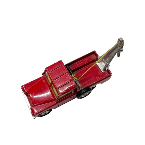 Vintage Corgi Toys Land Rover 109 WB Recovery Truck Original Red Diecast - Picture 8 of 13